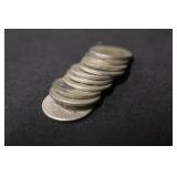 Lot of 10 Silver pre-64 Dimes