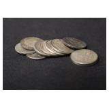 Lot of 10 Pre-64 Silver Dimes