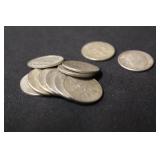 Lot of 10 Pre-64 Silver Dimes
