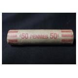 Roll of 50 Wheat Cents