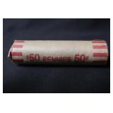 Roll of 50 Wheat Cents