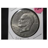 1974-D Eisenhower Dollar Small D