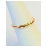 14K Gold Band Ring Sz 6
