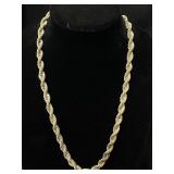 .925 Silver 24" Heavy Chain  105 grams