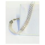 .925 Silver 7" Chain Bracelet