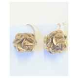 .925 Silver Rose Earrings