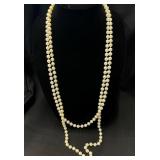70" Strand of Pearls Necklace