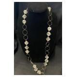 40" Chain & Ice-look Necklace