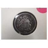 1866 2 Cent Coin