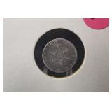 1857 3 Cent Silver Coin