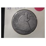 1857 Seated Liberty Half Dollar