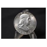 1956 Silver Franklin Half Dollar