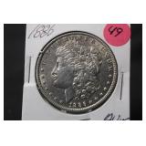 1886-P  Morgan Silver Dollar