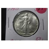 1943 Uncirculated Walking Liberty Silver Half
