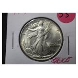 1942 Uncirculated Walking Liberty Silver Half