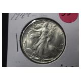 1944 Uncirculated Walking Liberty Silver Half