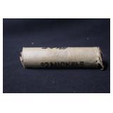 Roll of Uncirculated 1960-P Jefferson Nickels