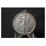 1945 Walking Liberty Silver Half Dollar
