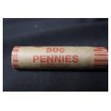 Unsearched Roll of Wheat Cents