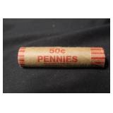 Unsearched Roll of Wheat Cents