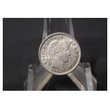 1892-P Barber Silver Dime Excellent Condition