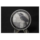 2016 1oz .999 Pure Silver Kookaburra Coin