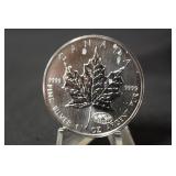 2000 1oz .999 Pure Silver Maple Leaf