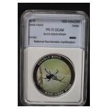 2010 PR-70 .500 Silver Mozambique Black Widow Coin