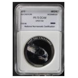 2010 PR-70 .500 Silver Mozambique Viper Fish Coin