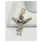 Unmarked Silver Agel Pendant 1 gr   C