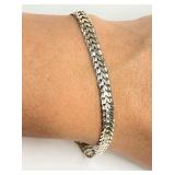 925 Silver Serpentine Ring  6.5 Length    R