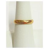 10K GF Band Ring Sz 7