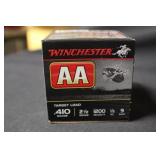 Box of 25 Winchester AA .410 #9 Ammo