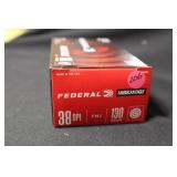 Box of 50 38SPL Ammunition