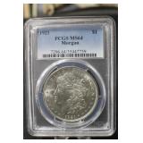 1921-P MS64 Morgan Silver Dollar
