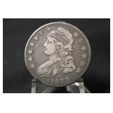 1833 Capped Bust Silver Half Dollar
