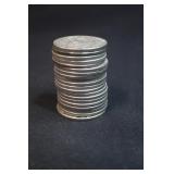 Lot of 20 Mixed Date Silver Franklin Halves