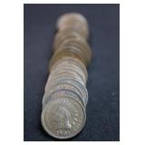 Lot of 50 Mixed Date Indian Head Cents