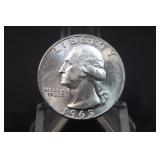 1963-D Uncirculated Washington Silver Quarter