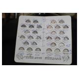 Old Bank Savings Book with 30 Silver Mercury Dimes