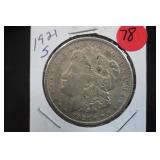 1921-S Morgan Silver Dollar