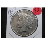 1923-S Silver U.S. Peace Dollar