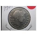 1909 Barber Silver Half Dollar Better Date