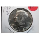 1969-D Uncirculated Kennedy Half Dollar