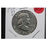 1962-D Franklin Silver Half Dollar