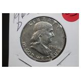 1963-D Silver Franklin Half Dollar