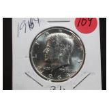 1964 Uncirculated Kennedy Half Dollar