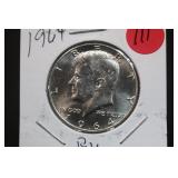 1964 Uncirculated Kennedy Half Dollar