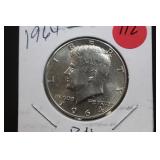 1964 Uncirculated Kennedy Half Dollar