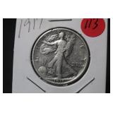 1917-P Walking Liberty Silver Half Dollar
